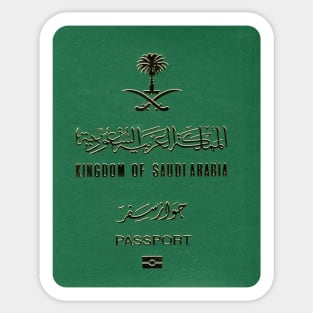 Saudi Arabia Passport Sticker